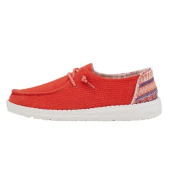Hey Dude Women's Wendy, Red Aztec