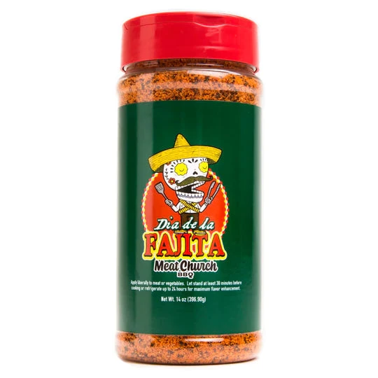 Meat Church BBQ Fajita Seasoning 14oz Shaker 1 Meat Church BBQ Fajita Seasoning 14oz Shaker