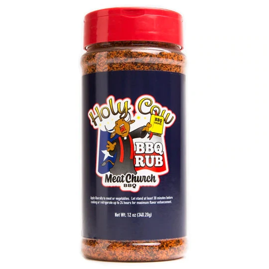 Meat Church BBQ Holy Cow BBQ Rub 12oz Shaker 1 Meat Church BBQ Holy Cow BBQ Rub 12oz Shaker