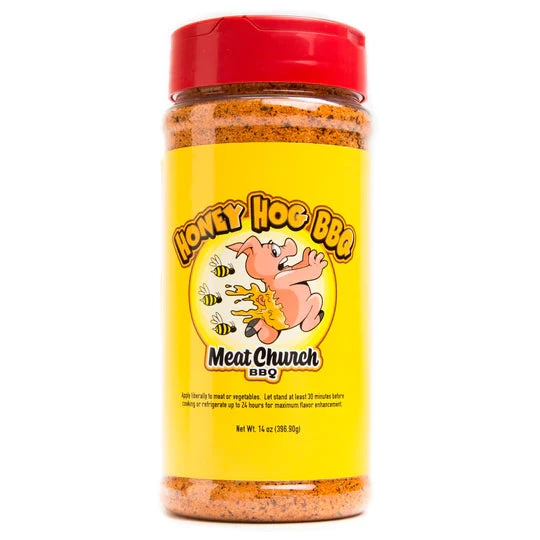 Meat Church BBQ Honey Hog Hot BBQ Rub 13oz Shaker 1 Meat Church BBQ Honey Hog Hot BBQ Rub 13oz Shaker