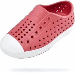 Native Jefferson Child Shoes, Clover Pink/Shell White