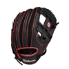 Wilson 2022 A200 EZ Catch 10" Baseball Glove RHT Black/Red