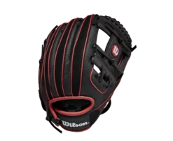 Wilson 2022 A200 EZ Catch 10" Baseball Glove RHT Black/Red