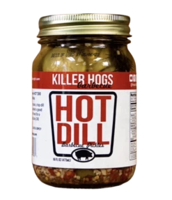 Killer Hogs Barbecue HOT Dill Pickles 16oz