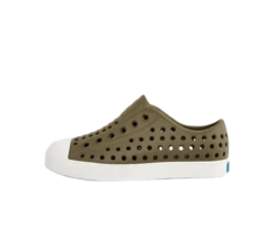 Native Jefferson Child Shoes, Utili Green/Shell White