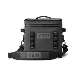 Yeti Hopper Flip Cooler 12 -Outdoor Sports Equipment W Hopper Flip 12 Charcoal Front Strap 7709 B