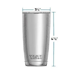 Yeti Rambler 20oz Tumbler 27 Yeti Rambler 20oz Tumbler -Outdoor Sports Equipment YETYRAM20 20SS 3 Large