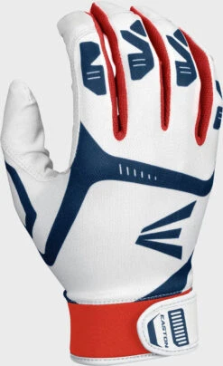 Easton Gametime Adult Batting Gloves -Outdoor Sports Equipment d273a729GAMETIME WH NY RD A121233 back 19222