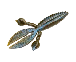 Strike King KVD Perfect Plastics Rodent 4" 6pk -Outdoor Sports Equipment ro4 805 rodent bluecrawredflake glamleft